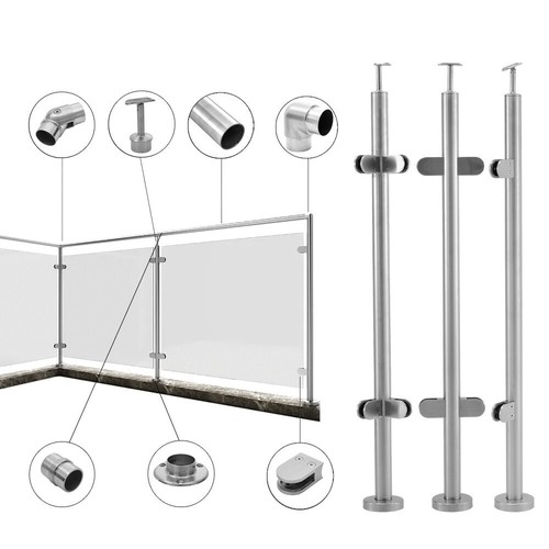 Outdoor Stainless Steel Handrail Pipe Stair Handrail Balustrade Wall Grab Rail - Picture 14 of 58