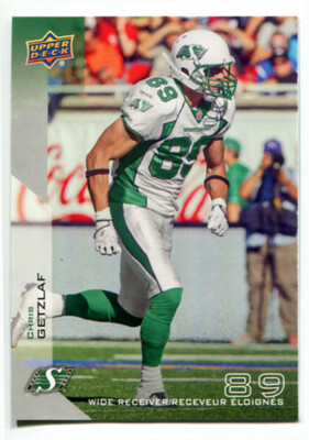 2014 CFL Chris Getzlaf Card #67 Saskatchewan Roughriders Regina | eBay