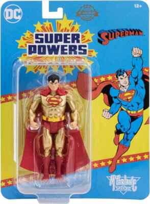 Super Powers Wave 7 Superman (Gold Edition 40th ann) 5'' Figure DC Mcfarlane