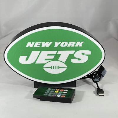 New York Jets LED Light Box With Stand NFL NFC