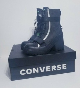 converse high heel boots