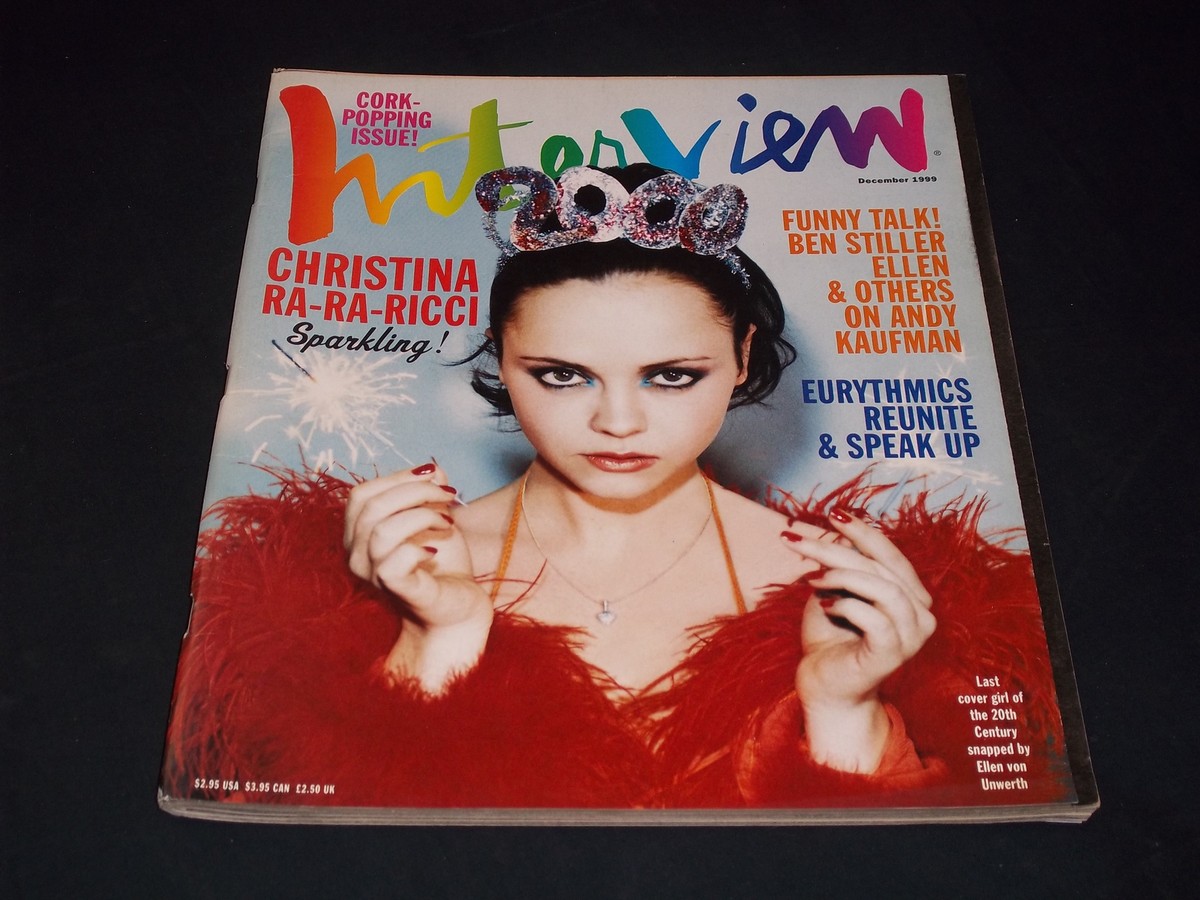 Interview Magazine 1999 12 表紙 クリスティーナリッチ Interview Magazine 1999 12 表紙 クリスティーナリッチ