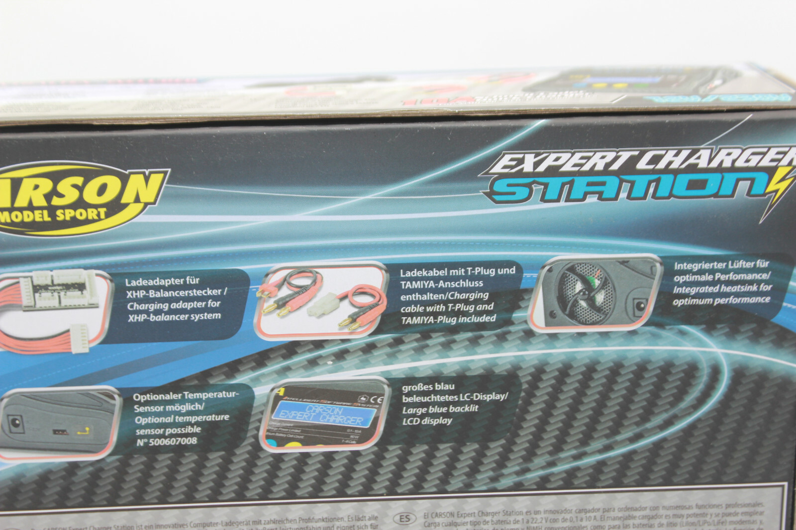 Carson 500606066 Expert Charger Station 10 A 230V Ladegerät 2S 3S NIMH LIPO...