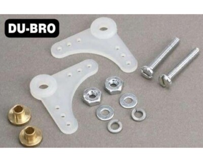 DU-BRO Aircrafts Parts und Accessories 90 Nylon Bellcrank Assembly 2 pcs per ...