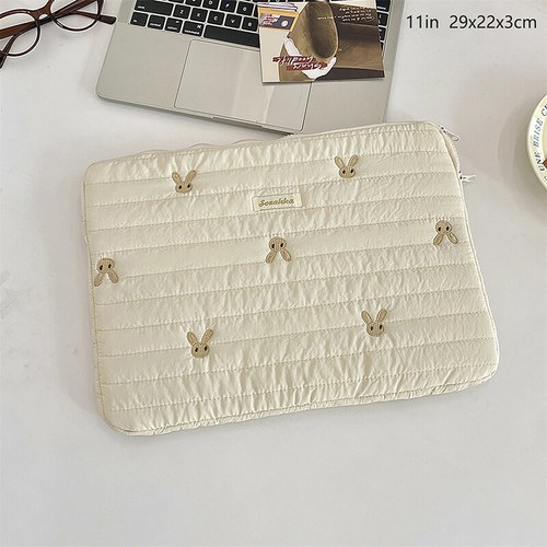 Cute Bow Floral Graphic Laptop Bag Tablet Sleeve Case 11 13 15 Inch For Lapt _ou - Photo 13/24