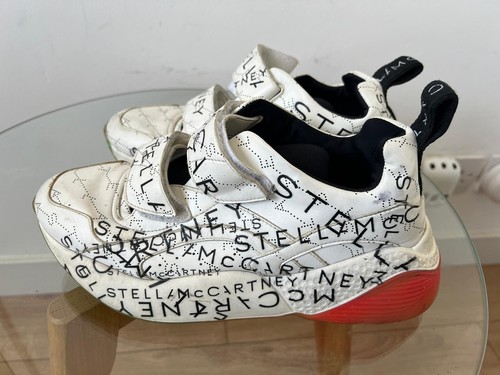 Stella McCartney Eclypse Monogram Sneakers - White/Black, Size 39 - Used - Picture 12 of 13