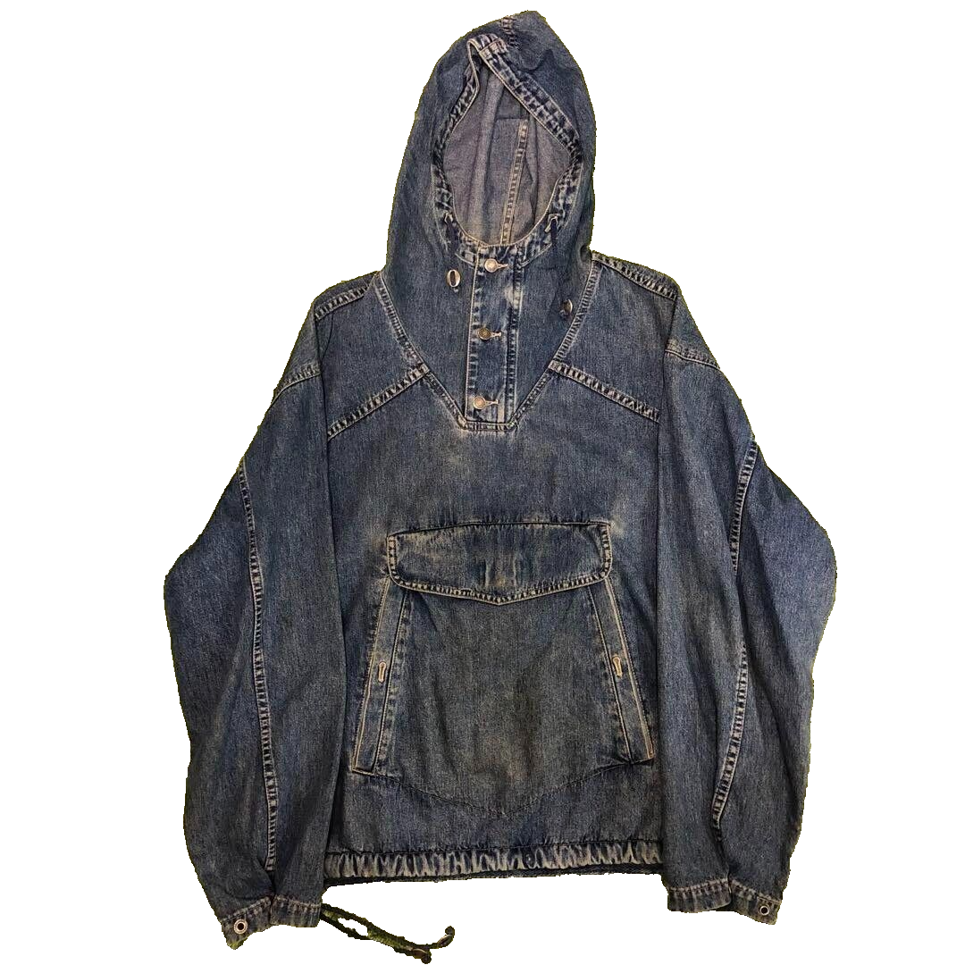 ALTRA GAP altro vintage anni 90 vecch denima giacca anorak ind dalppone Giappo u