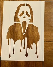 Scream Halloween Reusable 10 MIL Laser Cut Mylar Stencil Painting Art Supplies