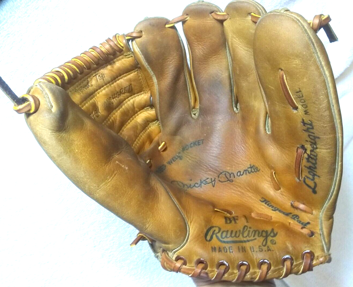 Rawlings Baseball Glove RHT Mickey Mantle DF1 Lightweight Model