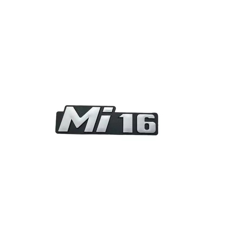 Logo MI16 gris pour sublimer votre Peugeot 405 en rassemblement