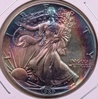 1989 *Monster Toned* 1 oz .999 Silver Eagle ***RARE ORIGINAL***