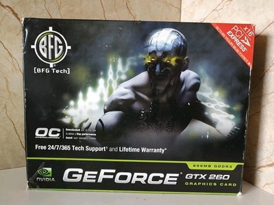 BFG NVIDIA GeForce GTX 260 896MB GPU Graphics Card DDR3 In Box