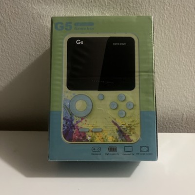 G5 Handheld Game Box Game Player 3'' Screen Blue TV Connect Capable New Sealed