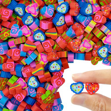 100Pcs Love Mini Erasers for Kids, Bulk Cute Pencil Erasers Small Fun Erasers