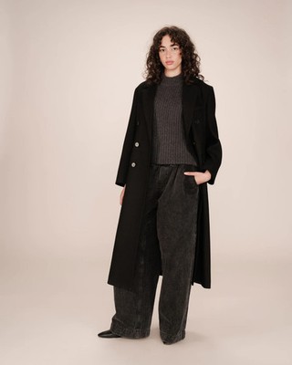 DAMEN LANGER WOLLMANTEL GRACE&MILA FW2519003