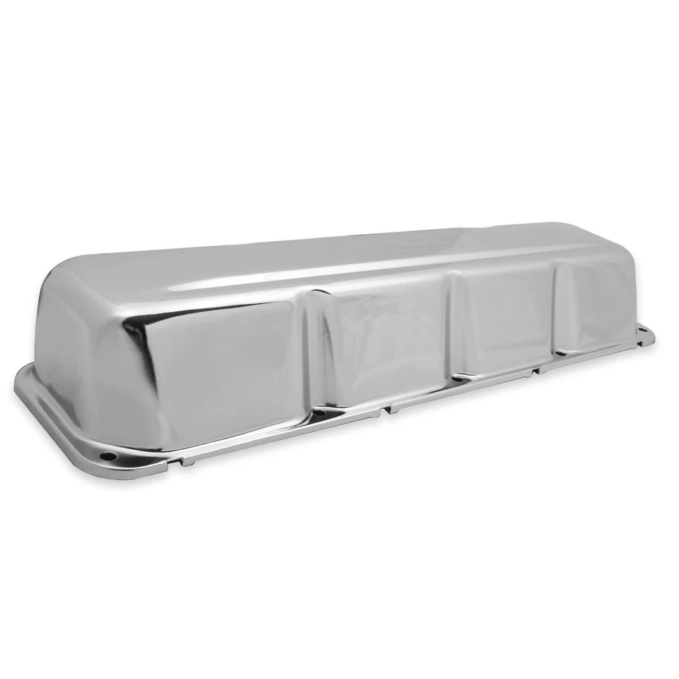 Mr Gasket 9830CMRG Valve Covers, 1968-79 AMC Fits Jeep Fits V8, Chrome Foto 3 de 4