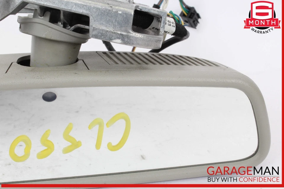 07-09 Mercedes W216 CL550 S63 AMG S450 Interior Rear View Mirror Gray OEM - Image 3 of 4