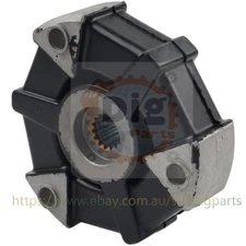 GZYF Excavator Coupling Plate Rubber Black Center Hole 22mm OD165 mm 15 Teeth