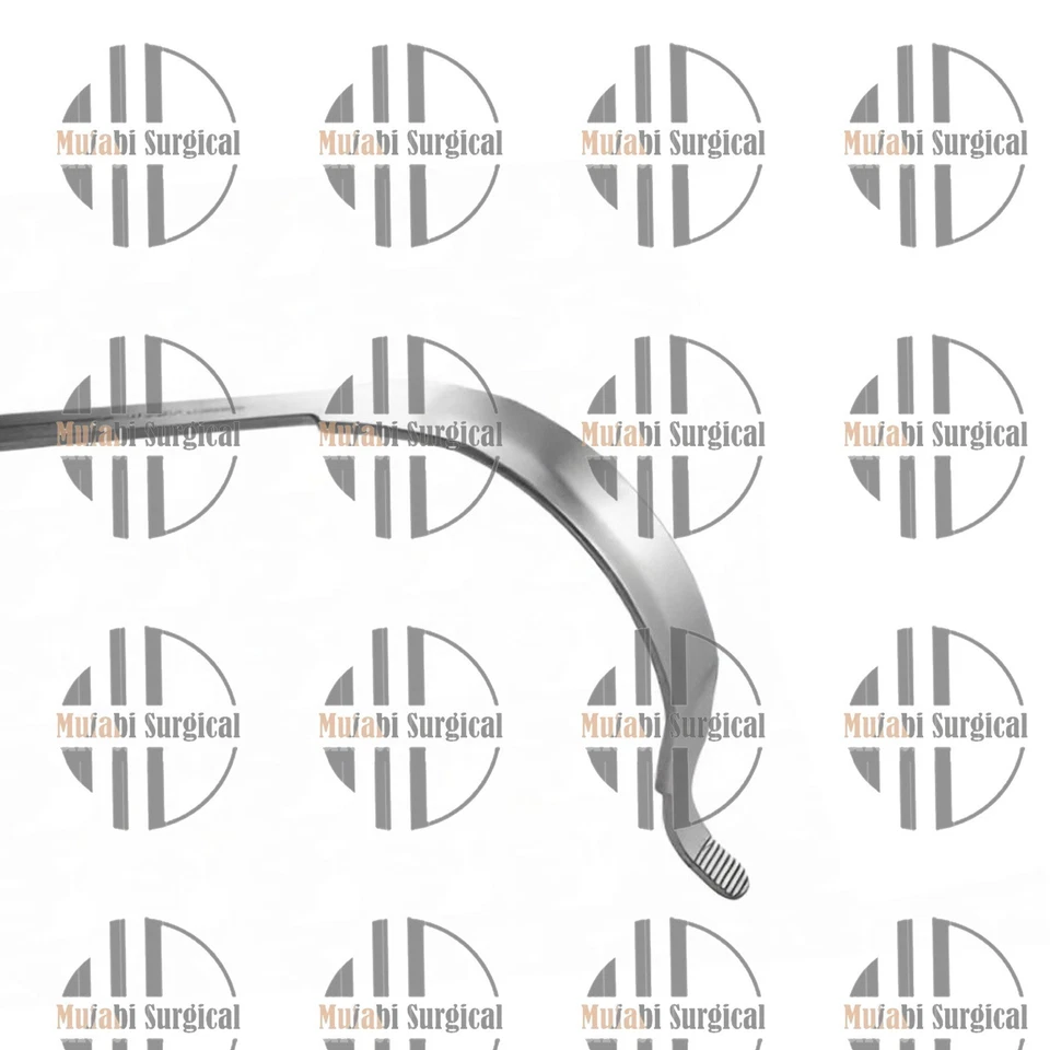 Instrumentos de artroplastia de cadera retractor de ancho de hoja modificado Cobra de 1"" Foto 2 de 3