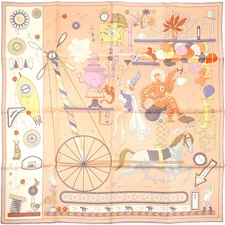 NIB Hermes Scarf TEA FOR TWO 90cm Silk Foulard Carre JONATHON BURTON