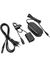 Alvin’s Cables NP-FW50 Dummy Battery AC Power Adapter Charger Kit for Sony