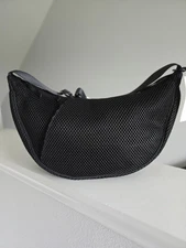 Uniqlo UNISEX Round Shoulder Mesh Bag Black NWT