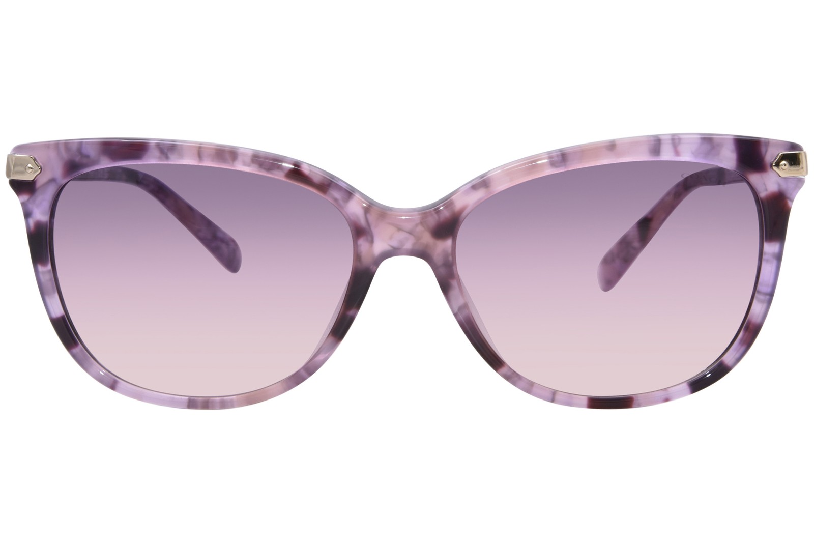 Coach CL926 HC8378U 5777U6 Sunglasses Women's Iris Tortoise/Purple Gradient 57mm thumbnail 2