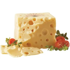 Big Baby Swiss Cheese – Handcrafted Swiss Cheese Block with Buttery Rich Flav...