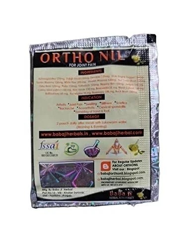 Babaji Herbals Ortho Nil powder 4geach For Joints Pain -Pack of 112 ...