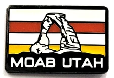Moab Utah Desert Rock Arch Pin Scenic Southwest Outdoor UT City Travel Souvenir