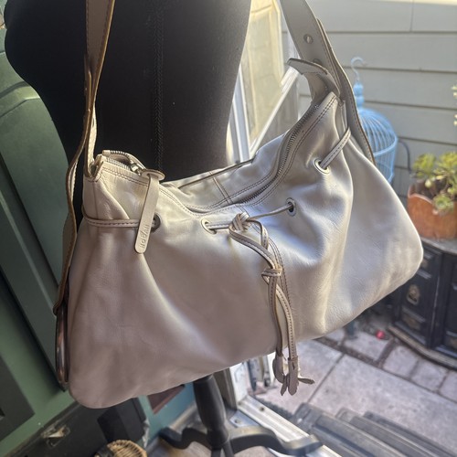 leather HOGAN purse white made in italy