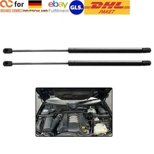 2X Motorhaubenfeder Gasdruckdämpfer für Mercedes-Benz E-Klasse 1995-2002 Schwarz