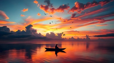 Photograph Digital Photo Picture Image Sunset Wallpaper Desktop Background Print