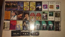 Vintage Cassette Tape Lot Religious Christian Country Includes 30 Tapes In All