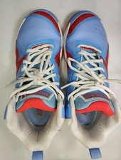 Size 6Y - Moolah Kids' Grade School Press Break Basketball Shoes White Blue Red
