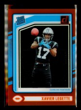 2024 Clearly Donruss #66 Xavier Legette Orange #/199 Rookie