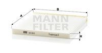 Mann-Filter CU1912 Filter, Innenraumluft FüR Toyota
