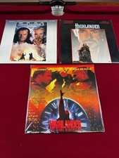 Highlander LaserDisc Collection – 3 Movie Bundle – Widescreen / Director’s Cut