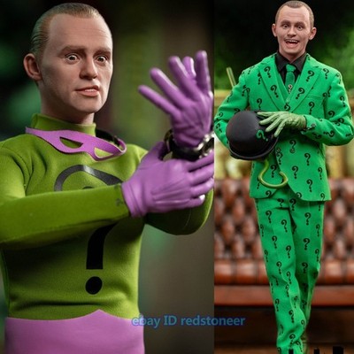 Mars Toys Riddler Enigma Villain 1/6 Action Figure Model Collection with 2 Body
