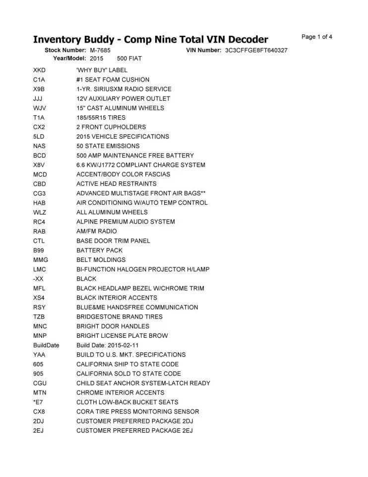 Battery 500e Battery Pack Fits 13-17 FIAT 500 953905 - Image 4 of 4