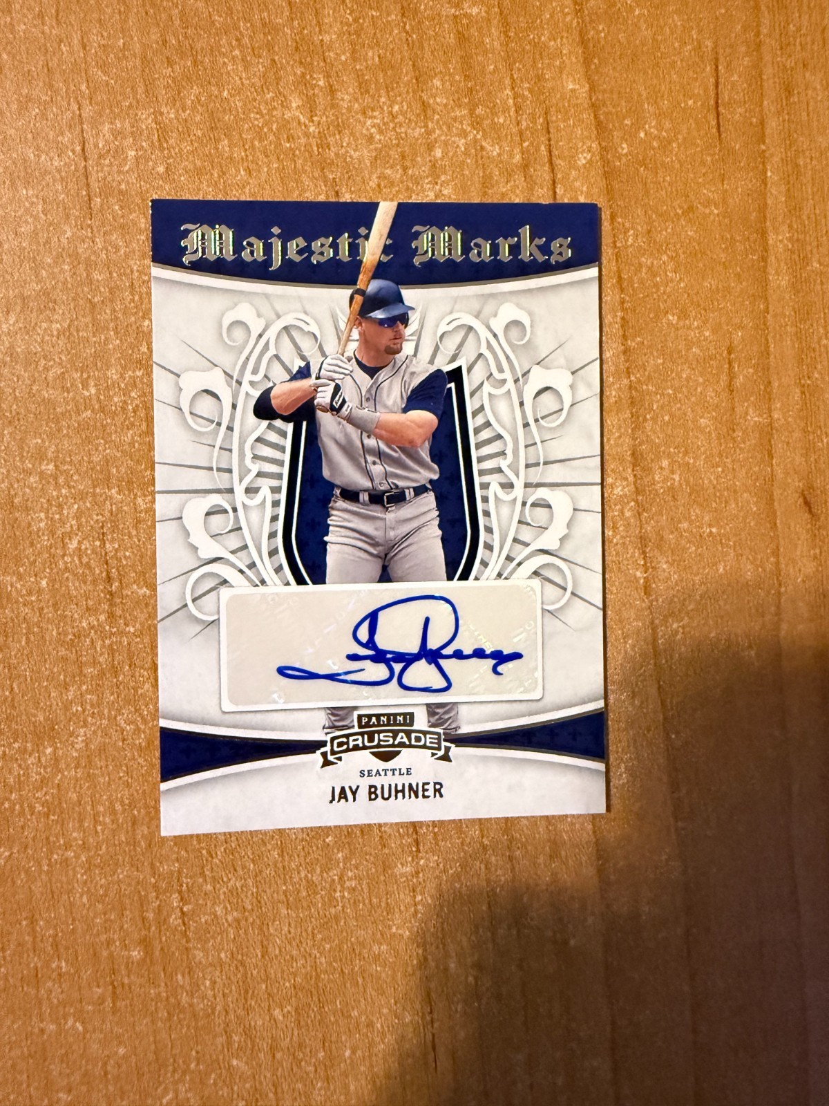 2024 Panini Crusade Baseball - Jay Buhner - Majestic Marks Auto MARINERS
