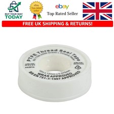 PTFE Thread Seal Tape, 12 Meter Roll - Non-Flammable & Acid Resistant