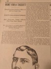 NOV 20, 1898 NEWSPAPER PAGE #2469- WILLIE TASCOTT WANTED FOR SNELL MURDER — photo 3
