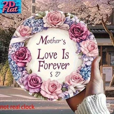 Mother's Love Lilacs & Roses 8x8" Aluminum Wall Art