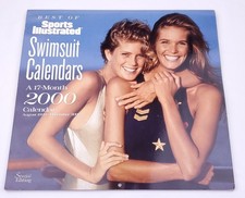 SPORTS ILLUSTRATED 2000 Swimsuit Calendar KLUM ELLE BRINKLEY TYRA RACHEL Hunter