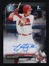 2017 Bowman Draft Chrome Draft Pick Auto Zach Kirtley #CDA-ZK Auto 0lj0