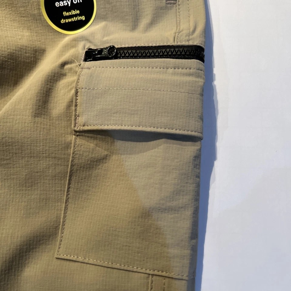Art Class Boys Khaki Pants Size 4.  New With Tags.  Flexible Drawstring. - Image 4 of 4