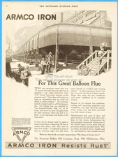 1918 ARMCO American Rolling Mill Ad Middletown OH St Joseph Lead Herculaneum MO