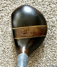 Antique Vintage Hickory  Stripe Top  Fancy Face Brassie Spoon 19* Loft B5 SW