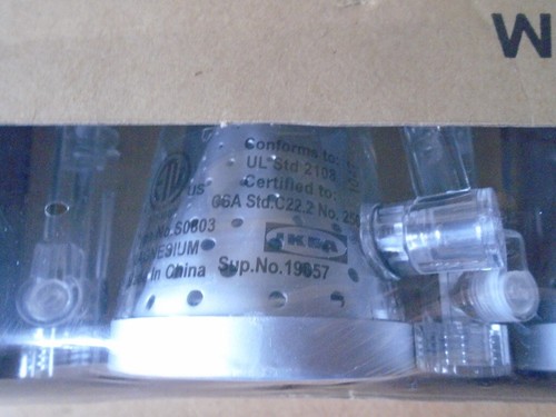 IKEA Magnesium Spot Track Light Lamp Replacement Set of 5 Fixtures 501.480.75 - Picture 3 of 9